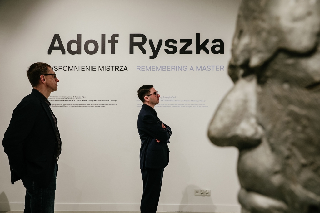 Wernisaż - rzeźby Adolfa Ryszki